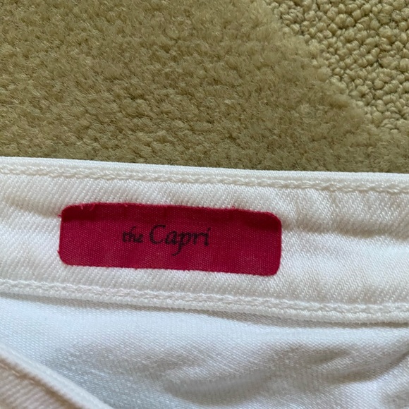 AGdenim Capri white denim pants - Picture 3 of 6
